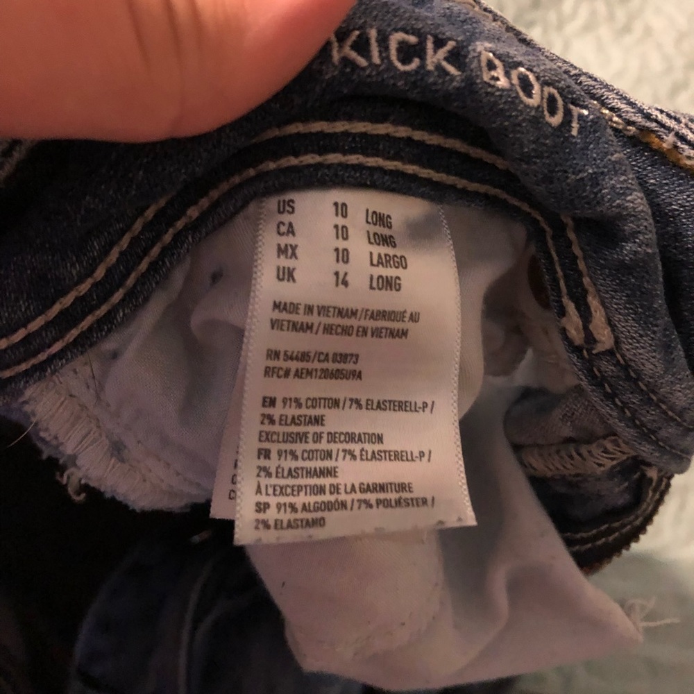 American eagle kickboot jeans